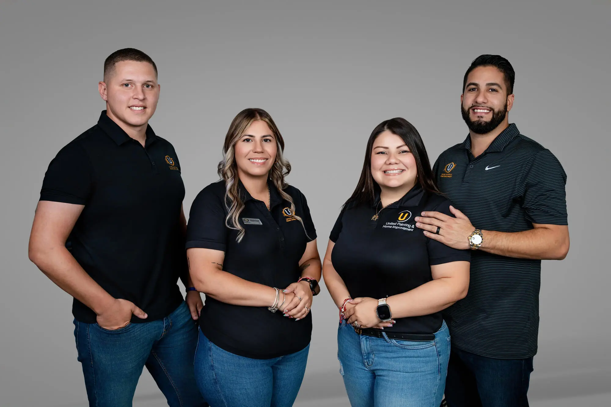 Leadership team of a professional painting company in Orlando, FL, dedicated to delivering high-quality residential and commercial painting services.